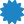 Animated blue starburst icon