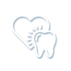 Animation of tooth with heart icon