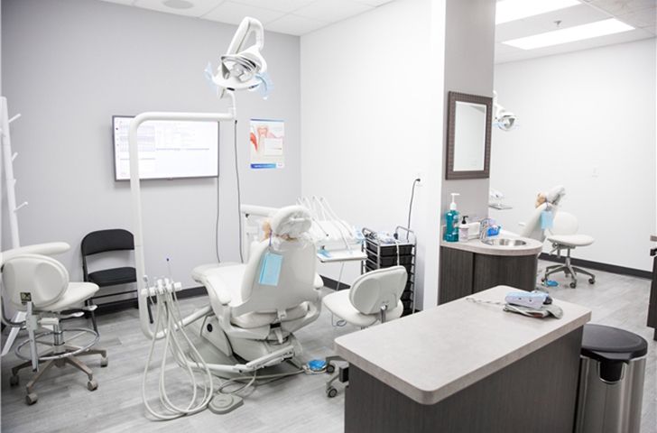 State of the art dental exam room