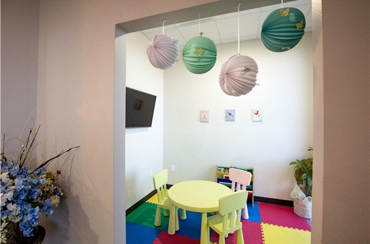 Kid friendly waiting area